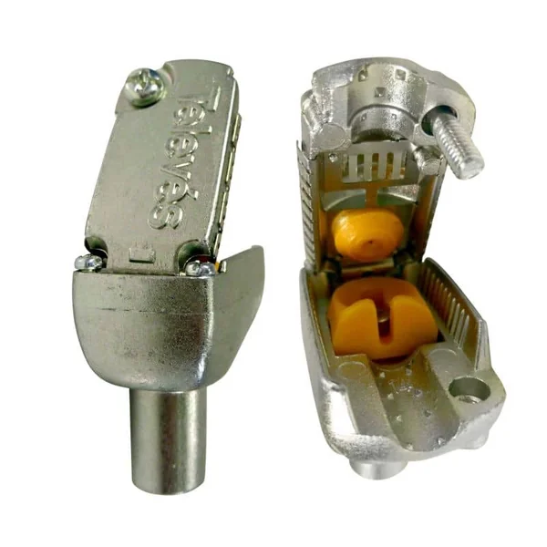 Conector cei hembra acodado blindado PROEasyF Gris