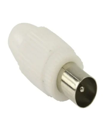 Conector CEI Macho recto 7mm Blanco