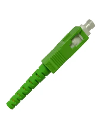 Conector fibra optica SC-APC monomodo 3.0 mm Verde