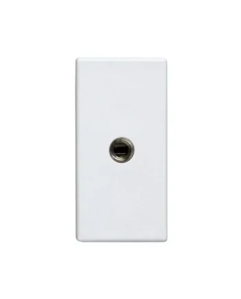 Conector mini jack 3.5mm medio elemento Simon 27 Play Blanco
