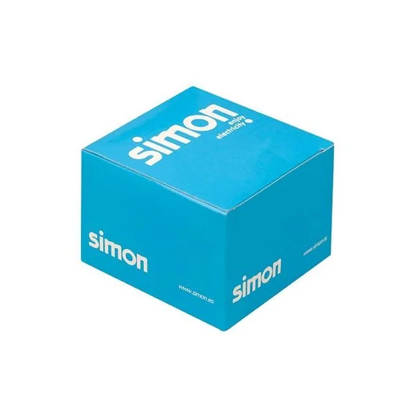 Conector mini jack 3.5mm medio elemento Simon 27 Play Blanco