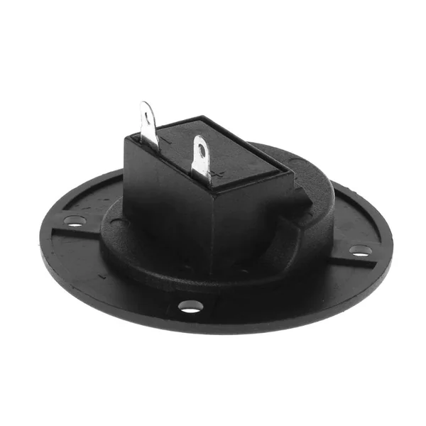 Conjunto de 2 bornes para altavoz redondo Negro