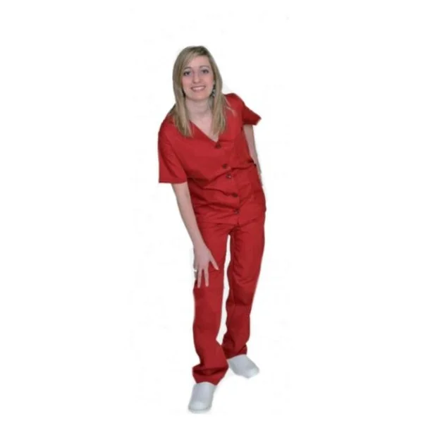 Conjunto Sanitario Chaqueta con Botones y Pantalón