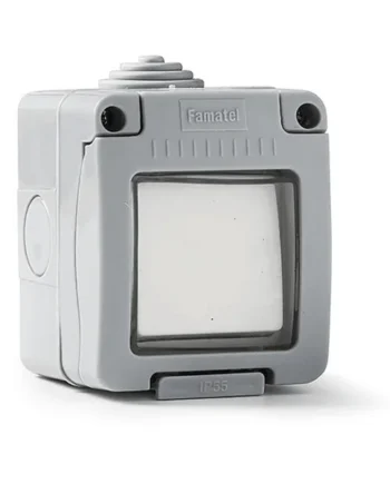 Conmutador estanco 10A IP55 Blanco