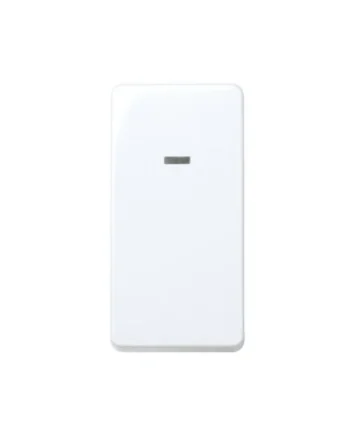 Conmutador estrecho con luminoso Simon 27 Play Blanco 10 A