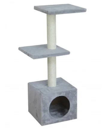 Consigue los últimos Nayeco Rascador Amelie Gris 3 Alturas Con Gatera con ofertas de envío gratuito.