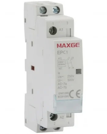 Contactor modular SGC1 2P 220V AC-2NO Blanco 25 A