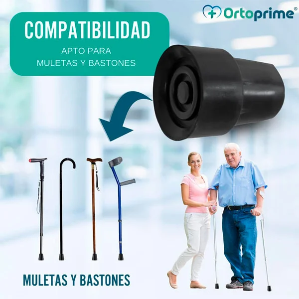 Conteras para Bastones Antideslizantes y Adaptables | 2 uds