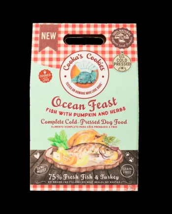 Cooka's Cookies - Cold-pressed Ocean Feast (Pescado y Pavo)