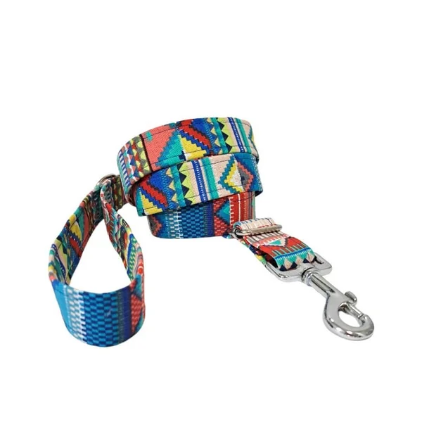 Correa modelo Étnico Azul para perros