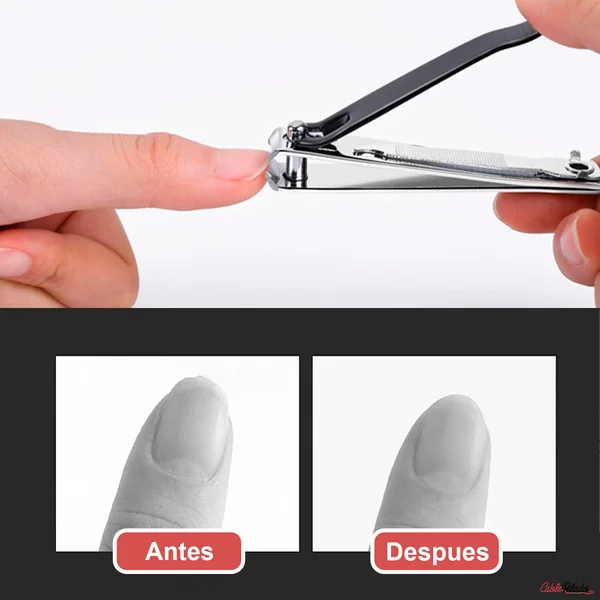 Cortaúñas Profesional Para Uñas de acero inoxidable Plateado