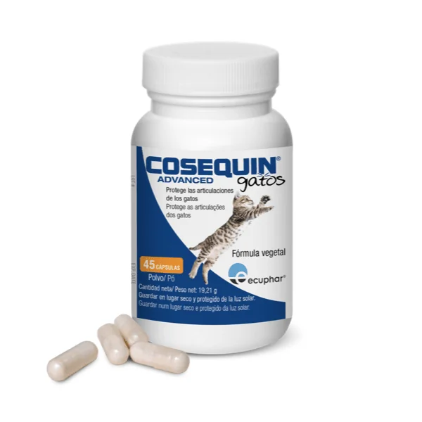 COSEQUIN Advanced gatos Condroprotector 45 cápsulas