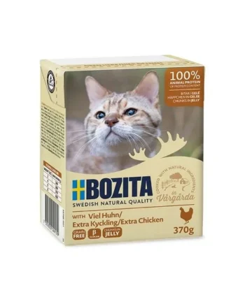Crea tu combinación perfecta con Bozita Tetra Trocitos En Gelatina 6 X 370 G en Productos Para Gatos.