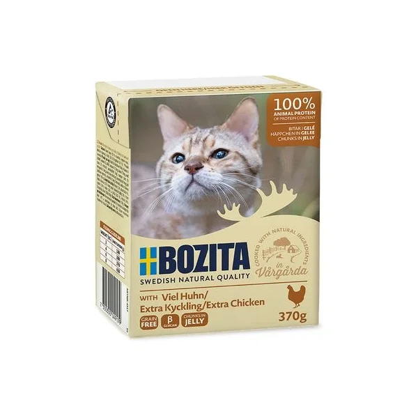 Crea tu combinación perfecta con Bozita Tetra Trocitos En Gelatina 6 X 370 G en Productos Para Gatos.