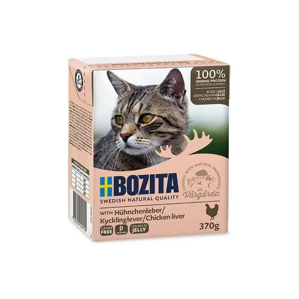 Crea tu combinación perfecta con Bozita Tetra Trocitos En Gelatina 6 X 370 G en Productos Para Gatos.