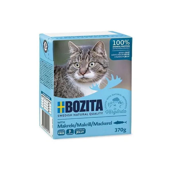 Crea tu combinación perfecta con Bozita Tetra Trocitos En Gelatina 6 X 370 G en Productos Para Gatos.