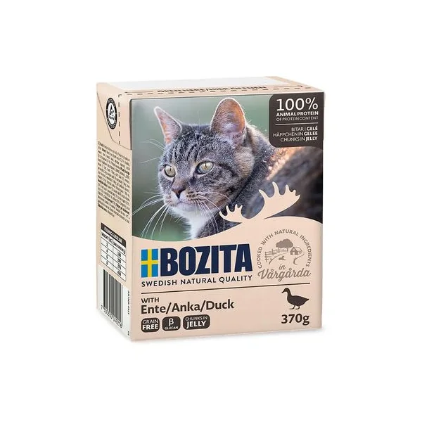 Crea tu combinación perfecta con Bozita Tetra Trocitos En Gelatina 6 X 370 G en Productos Para Gatos.