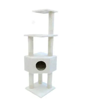 Crea tu combinación perfecta con TK-Pet Lira Rascador Con Refugio Blanco Para Gatos en Productos Para Gatos Valencia España.