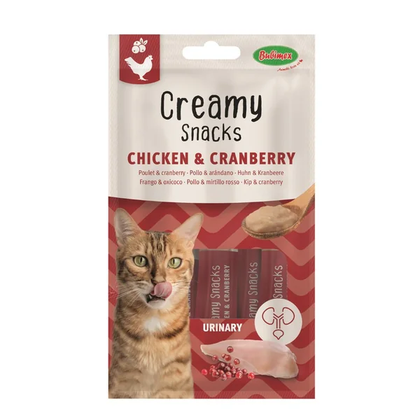 Creamy Snacks - Urinary. Pollo y arándanos.