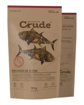Crude Bocados de Atún Deshidratados para Perros y Gatos — Snack Natural