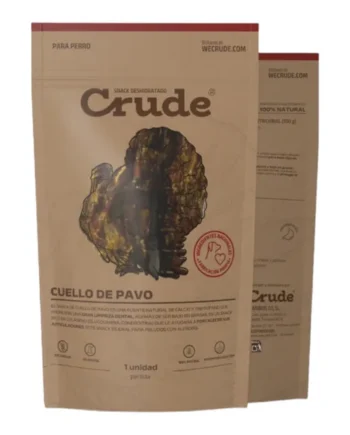 Crude Cuello de Pavo para Perros — Snack Natural Masticación