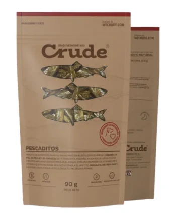 Crude Espadín Entero Deshidratado para Perros y Gatos — Snack Natural