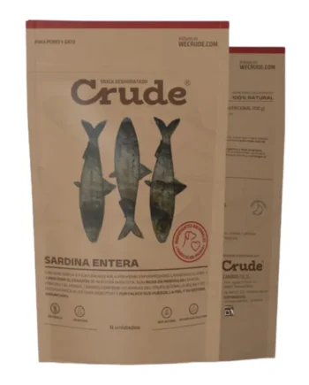 Crude Sardina Entera para Perros y Gatos — Snack Natural Liofilizado