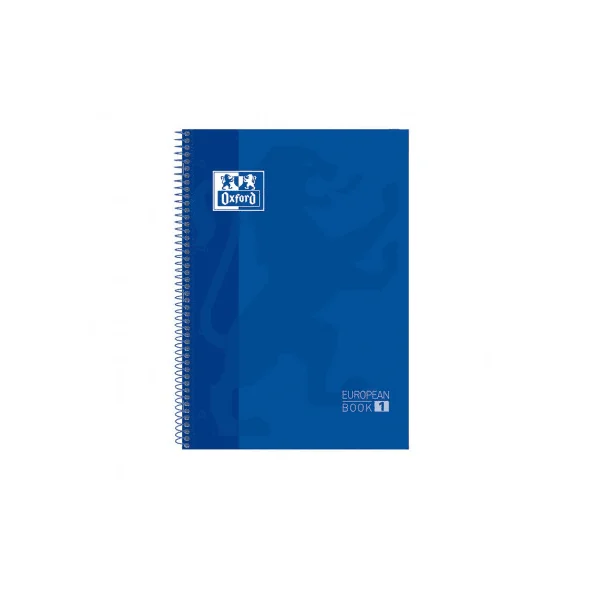 Cuaderno Oxford Classic 1 Linea - 80 Hojas A4 Azul oscuro