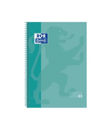 Cuaderno Oxford Classic 1 Linea - 80 Hojas A4 Turquesa