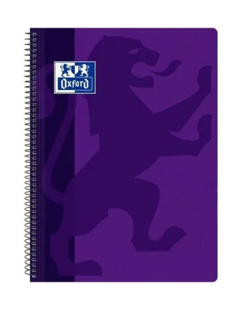 Cuaderno Oxford Classic F cuadricula 4x4 - 80 Hojas Morado