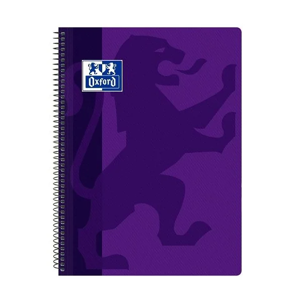 Cuaderno Oxford Classic F cuadricula 4x4 - 80 Hojas Morado