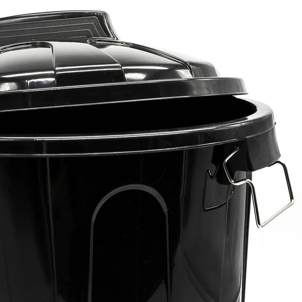 Cubo basura plastico comunidad con tapa 100 Litros Negro