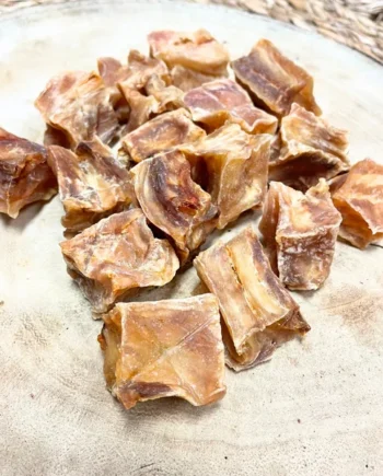 Cubos de carne de bacalao