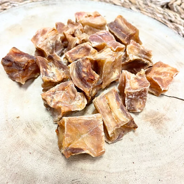 Cubos de carne de bacalao