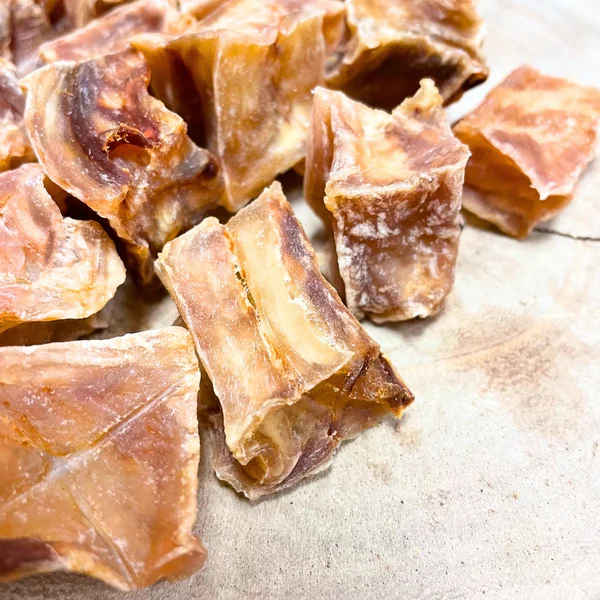 Cubos de carne de bacalao