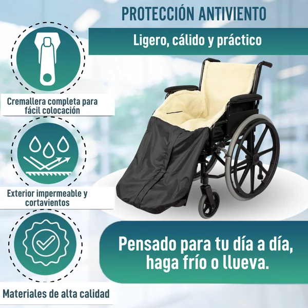 Cubrepiernas Silla de Ruedas Térmico Manta Impermeable