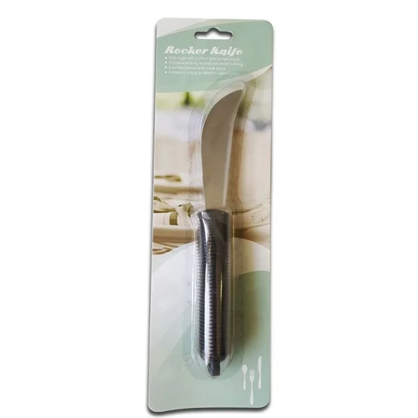 Cuchillo Adaptado con Mango Flexible y Punta Redondeada