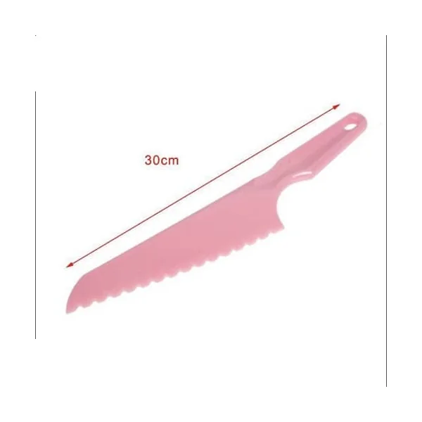Cuchillo cocina plastico 30 cm Multicolor