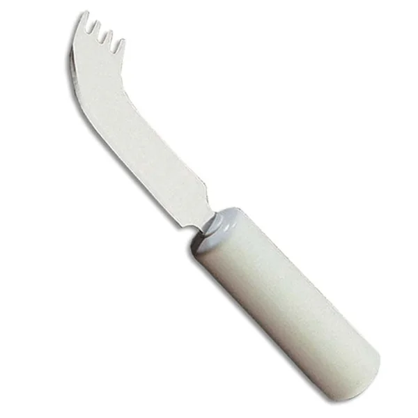 Cuchillo tenedor para personas con necesidades especiales