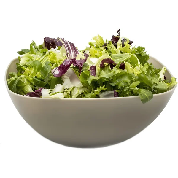 Cuenco de plastico cuadrado para comida Bol 2.7 Litros Marron