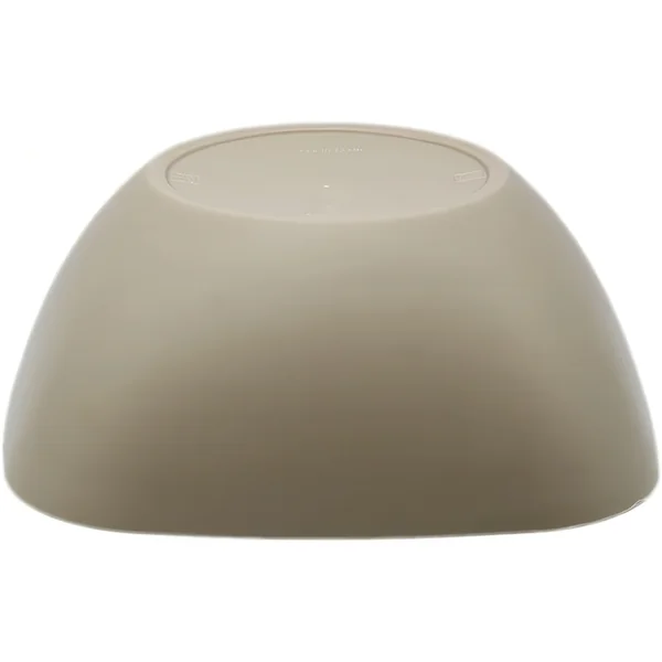 Cuenco de plastico cuadrado para comida Bol 2.7 Litros Marron