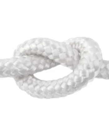 Cuerda de polipropileno trenzada 10 Metros 10 mm Blanco