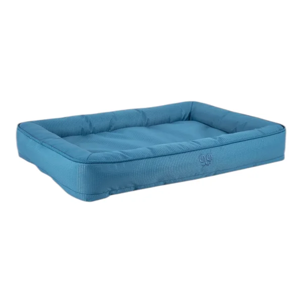 Cuna Snooze Azul Zafiro para Perros y Gatos — Cama Suave Premium