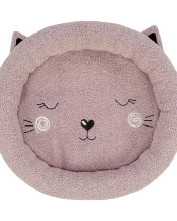 Cuna Teddy Cat para Gatos — Cama Suave con Orejas Peluche