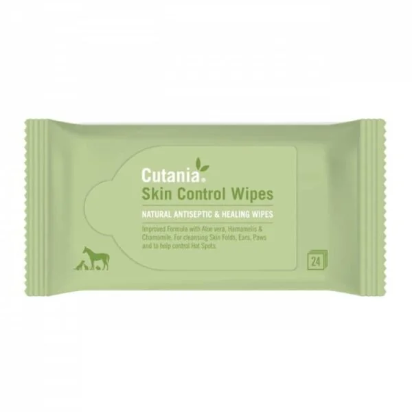 Cutania SKIN CONTROL wipes Malasezzia 24 toallitas mascotas