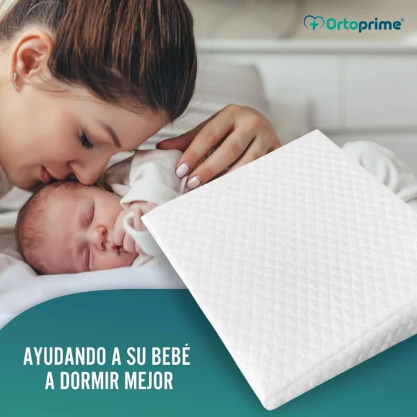 Cuña Antirreflujo Bebe Cojín Postural | Funda Extraíble