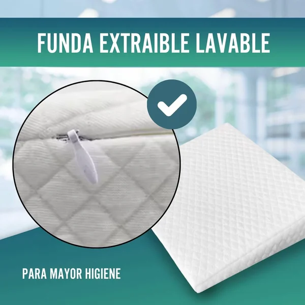 Cuña Antirreflujo Bebe Cojín Postural | Funda Extraíble