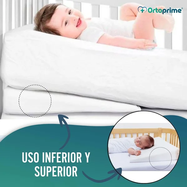 Cuña Antirreflujo Bebe Cojín Postural | Funda Extraíble