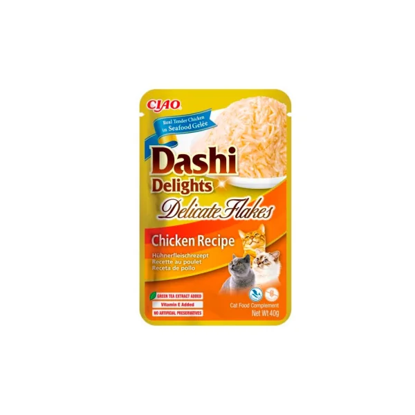 Dashi Delicate Flakes Pollo para Gatos