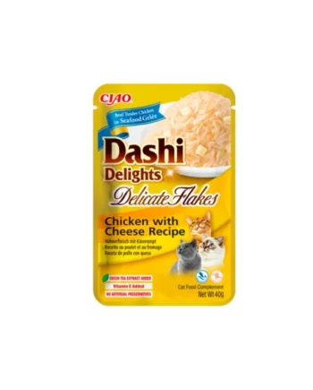 Dashi Delicate Flakes Pollo y Queso Gatos